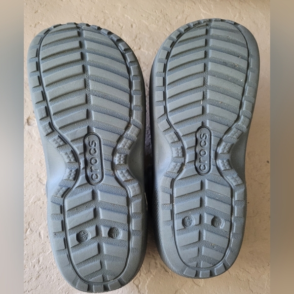 Size 9 (M) 11 (W) Crocs Classic Lined Clogs Slate Gray Unisex Clogs - Picture 6 of 6